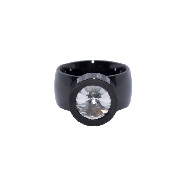 Edelstahlring "Stein"