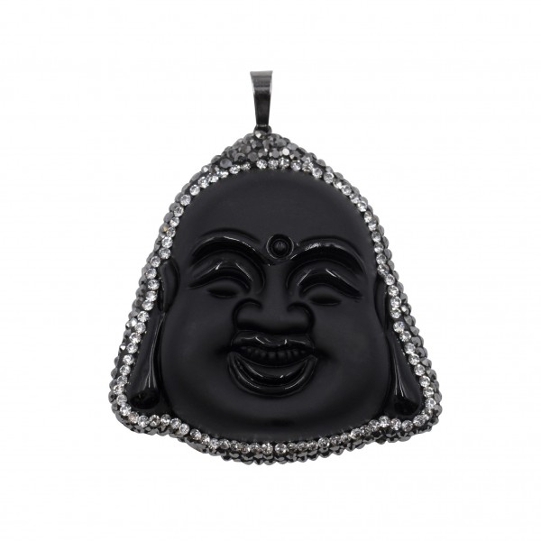Obsidiananhänger "Buddha"