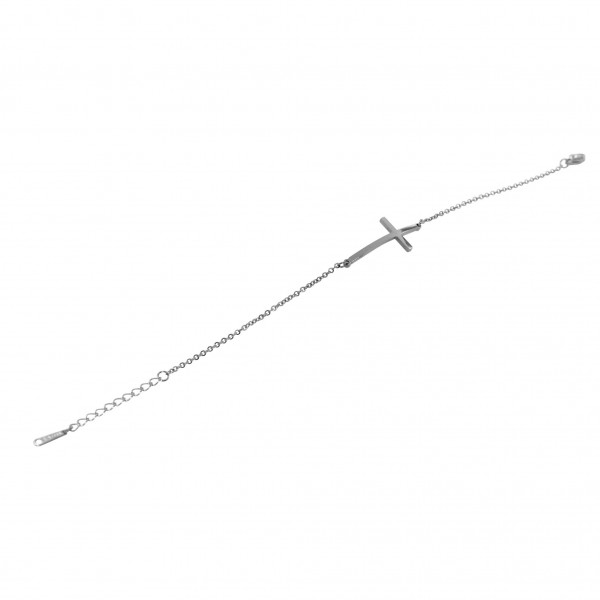 Edelstahlarmband "Kreuz"