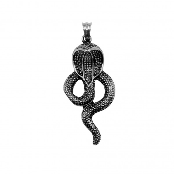 Edelstahlanhänger "Cobra"