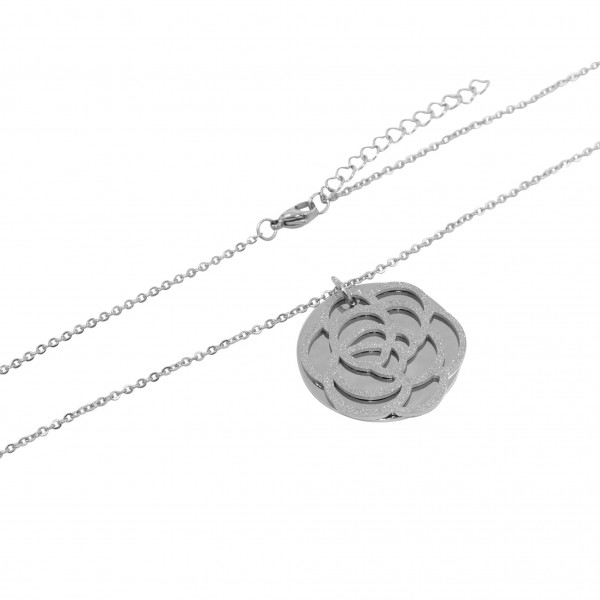 Edelstahlkette "Blume"