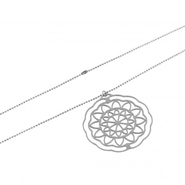 Edelstahlkette "Blume"