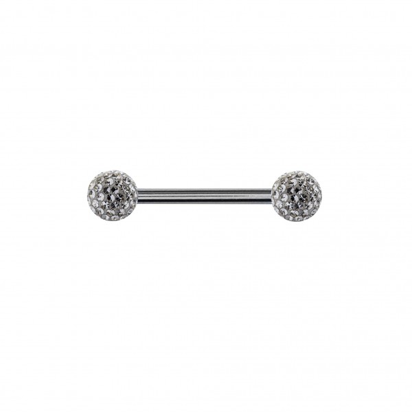 Barbell aus Chirurgenstahl mit Epoxy-Kugel (1.6mm)