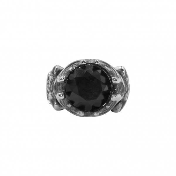 Edelstahlring "Stein"