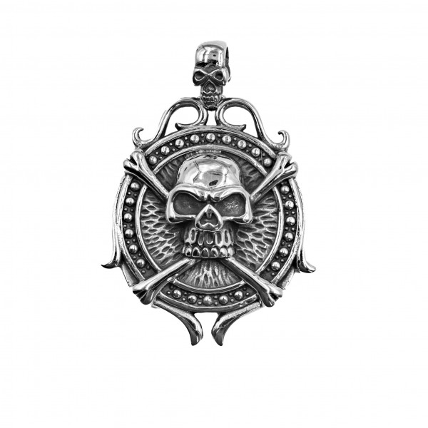 Edelstahlanhänger "Totenkopf"