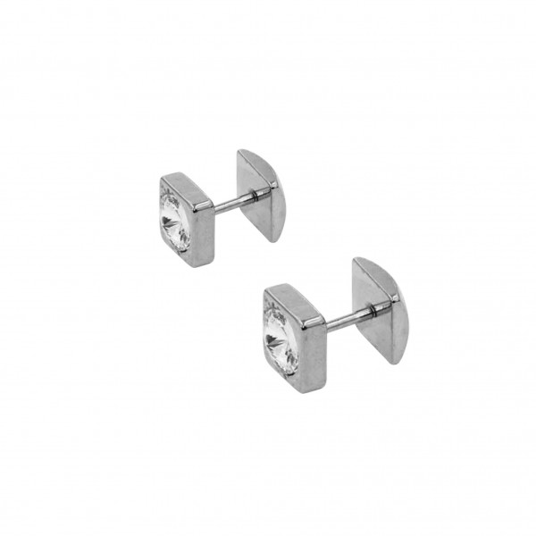 Edelstahl Ohrstecker "Quadro"